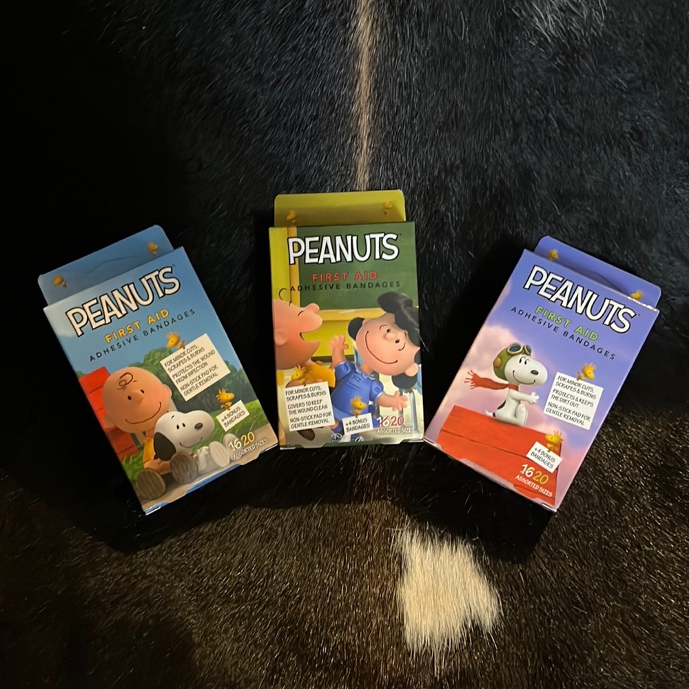 Peanuts First Aid Adhesive Band-Aids
